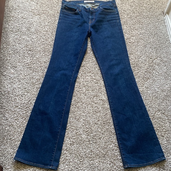 J BRAND 💙INK BLUE💙 PREMIUM DENIM BOOTCUT JEANS SIZE 30 🌟EUC🌟 - Picture 3 of 15